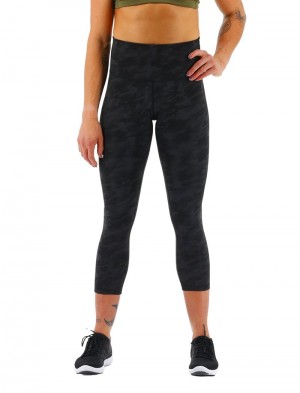 Black Camo Tyr Base Kinetic™ High-rise 21 Women's Leggings | US-DBLX52436