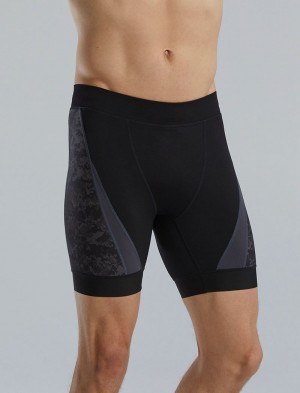 Black Camo Tyr Durafast Elite® Alliance Splice 6.5 Jammer Men's Shorts | US-SINU91475