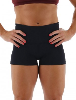 Black Tyr Base Kinetic™ 2 High-rise Women's Shorts | US-IRMS97364