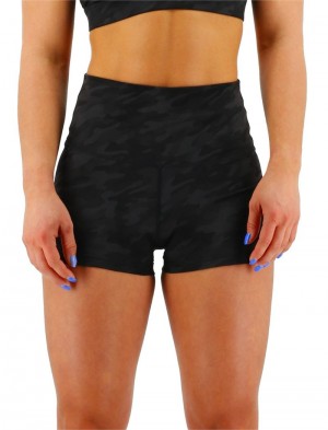 Black Tyr Base Kinetic™ High-rise 2 Women's Shorts | US-JBZO62517