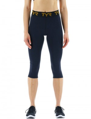 Black Tyr Base Kinetic™ Mid-rise Logo 18 Women's Leggings | US-QDCL34571