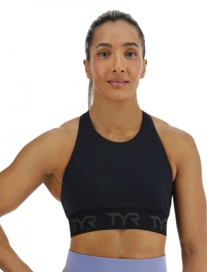 Black Tyr Base Kinetic™ Mod Racer Women's Sports Bra | US-SMYW26479