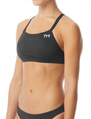 Black Tyr Durafast One® Diamondfit Top Women's Swim Bra | US-OYPX71905