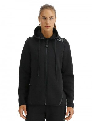 Black Tyr Elite Team Full Zip Women's Hoodie | US-NDWU10685