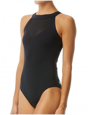 Black Tyr Eva One Piece Women's Swimsuit | US-AUSR69304