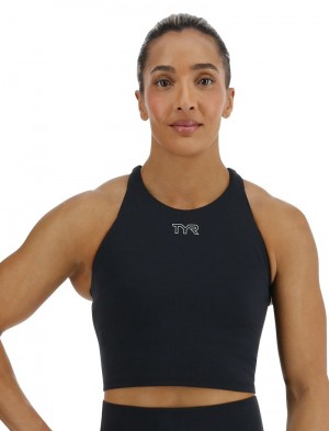 Black Tyr Joule Elite™ High Neck Women's Sports Bra | US-YACQ23689