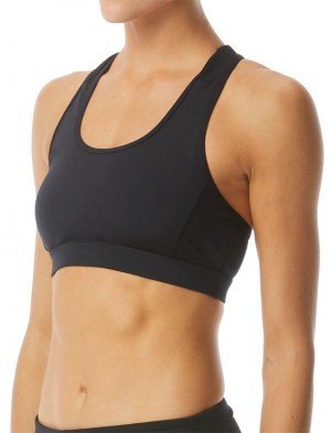 Black Tyr Reilly Women's Swim Bra | US-XMNL67031