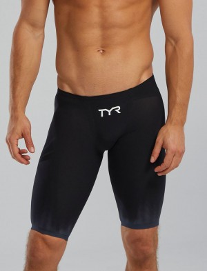 Black Tyr Venzo™ Low Waist Jammer Influx Men's Swimsuit | US-DXBG67295