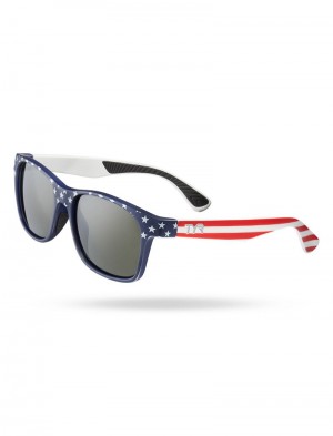 Black / Blue / Red Tyr Springdale Hts Polarized Women's Sunglasses | US-LPHZ18027