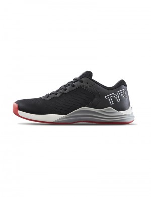 Black / Red Tyr Cxt-1 Trainer Men's Crossfit Shoes | US-VUWC47286