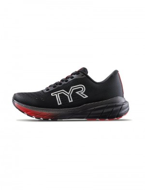 Black / Red Tyr Rd-1x Runner Men's Running Shoes | US-TBNE12573