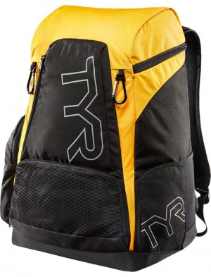 Black / Yellow Tyr Alliance 45l Men's Backpack | US-ORJZ75204