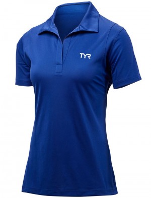 Blue Tyr Alliance Tech Women's Polo Shirt | US-JNSZ17302