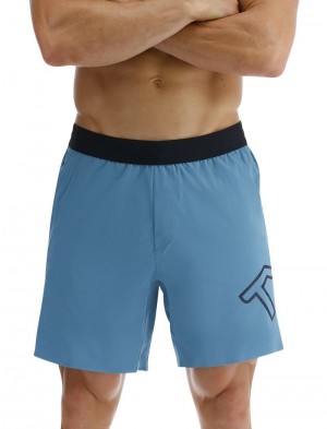 Blue Tyr Hydrosphere™ Lined 9 Unbroken Big Logo Men's Shorts | US-EBTQ45096