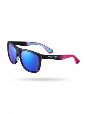 Blue / Black Tyr Apollo Hts Polarized - Limited Edition Wodapalooza Women's Sunglasses | US-SHEA17028