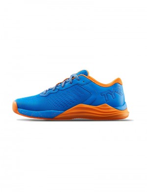 Blue / Orange Tyr Cxt-1 Trainer Men's Crossfit Shoes | US-DETM57361