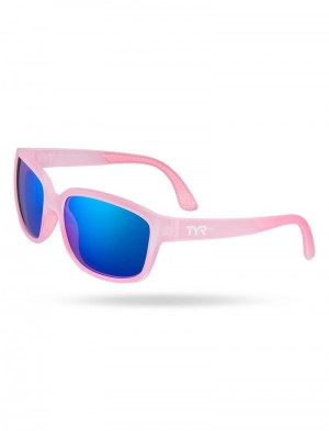 Blue / Pink Tyr Mora Kai Hts Polarized Women's Sunglasses | US-RANB53901