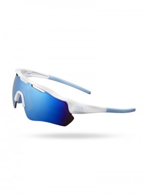 Blue / White Tyr Hayes Hts Women's Sunglasses | US-ITBY40237