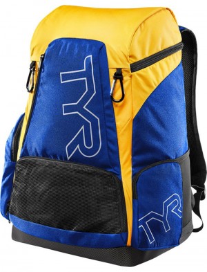 Blue / Yellow Tyr Alliance 45l Men's Backpack | US-KJTG95810