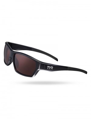 Brown / Black Tyr Cortez Hts Polarized Men's Sunglasses | US-AMUS70864