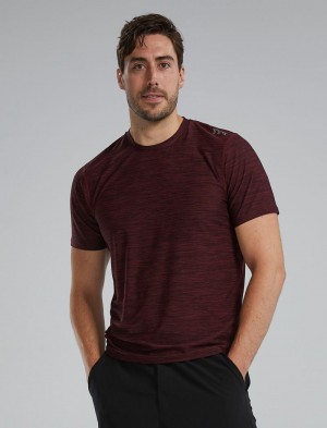 Burgundy Tyr Airtec™ Men's T-Shirt | US-AWKC36278