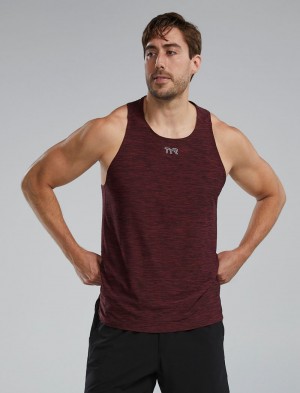 Burgundy Tyr Airtec™ Men's Tanks | US-PZRT73694