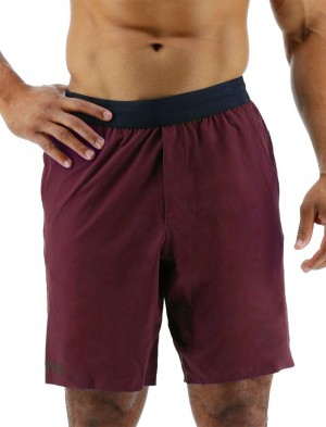 Burgundy Tyr Hydrosphere™ Unlined 7 Unbroken Men's Shorts | US-VUMN70246