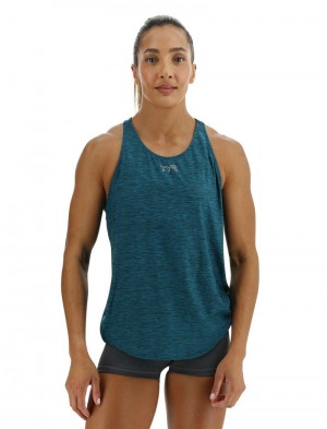 Dark Blue Tyr Airtec™ Women's Tanks | US-QABK01624