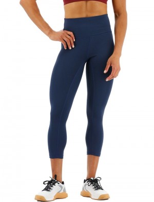 Dark Blue Tyr Base Kinetic™ High-rise 21 Women's Leggings | US-IFQM12406