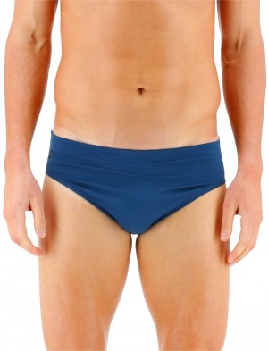 Dark Blue Tyr Durafast Elite® Ss Men's Swimsuit | US-VQMB29537