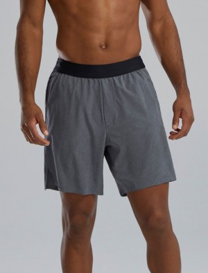 Dark Grey Tyr Hydrosphere™ Lined 7 Unbroken Men's Shorts | US-AKDH64275