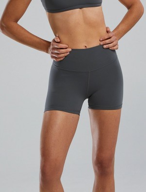 Dark Grey Tyr Joule Elite™ High-waisted 3.25 Women's Shorts | US-FIXT86297