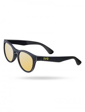 Gold / Black Tyr Ancita Hts Polarized Men's Sunglasses | US-UXQM19320