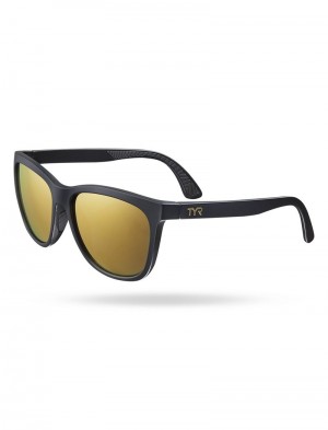 Gold / Black Tyr Carolita Hts Polarized Women's Sunglasses | US-GTXU50314