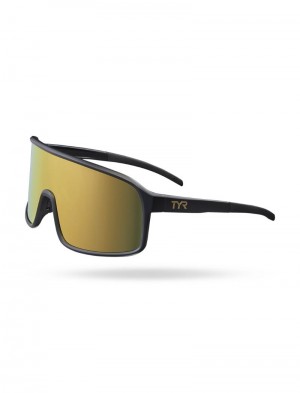 Gold / Black Tyr Viejo Hts Men's Sunglasses | US-CBEJ68510