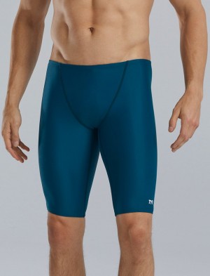 Green Blue Tyr Tyreco™ Jammer Men's Swimsuit | US-PJGS54361