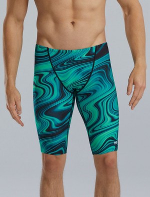 Green Tyr Durafast Elite® Jammer Vitality Men's Swimsuit | US-YGDJ57842