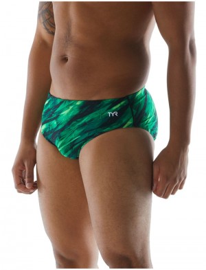 Green Tyr Durafast Elite® Vitric Men's Swimsuit | US-YMZW23150