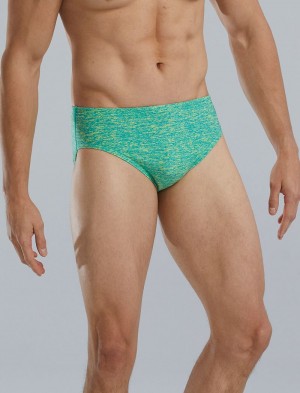 Green Tyr Durafast One® Lapped Men's Swimsuit | US-ILFV41326