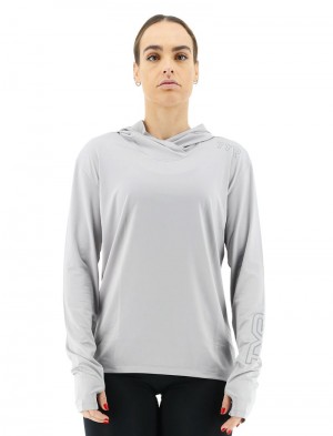 Grey Tyr Sundefense Women's Hoodie | US-TPGA76981