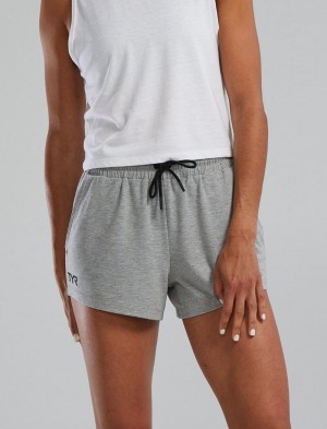 Grey Tyr Ultrasoft Midweight Terry A.M. Women's Shorts | US-XTYZ96380