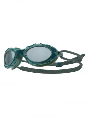 Grey / Green Tyr Adult Nest Pro Men's Goggles | US-XWMA01574