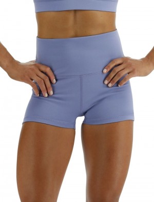 Light Blue Tyr Base Kinetic™ 2 High-rise Women's Shorts | US-TIBY82637