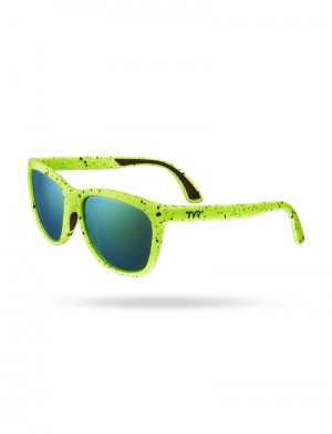 Light Green Tyr Carolita Hts Polarized - Limited Edition Men's Sunglasses | US-KAGQ28016