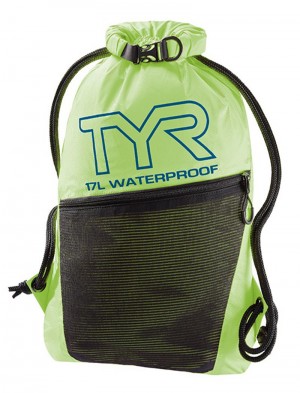 Light Green / Black Tyr Alliance 17l Waterproof Sackpack Women's Backpack | US-VNEY23914