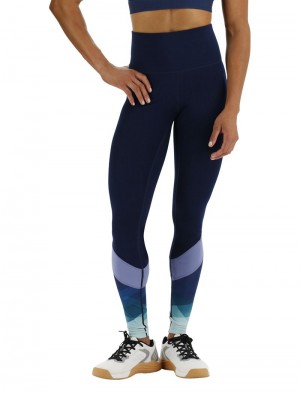 Navy Multicolor Tyr Base Kinetic™ High-rise 28 Women's Leggings | US-OCNH93872