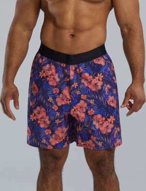 Navy Multicolor Tyr Hydrosphere™ Unlined 7 Unbroken Men's Shorts | US-GLFN45896