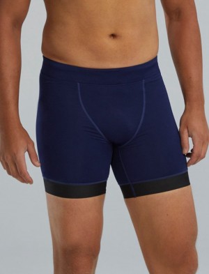 Navy Tyr Durafast Elite® Workout Jammer Men's Swimsuit | US-EGFS81309