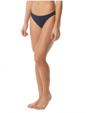 Navy Tyr Durafast One® Classic Women's Bikini Bottom | US-WSLM40963