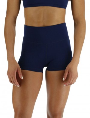 Navy Tyr Joule Elite™ High-waisted 2 Women's Shorts | US-XVBP59083